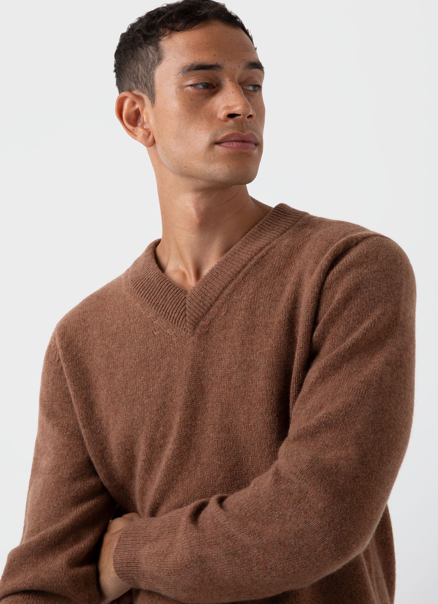 Lambswool V‑Neck Jumper - 5