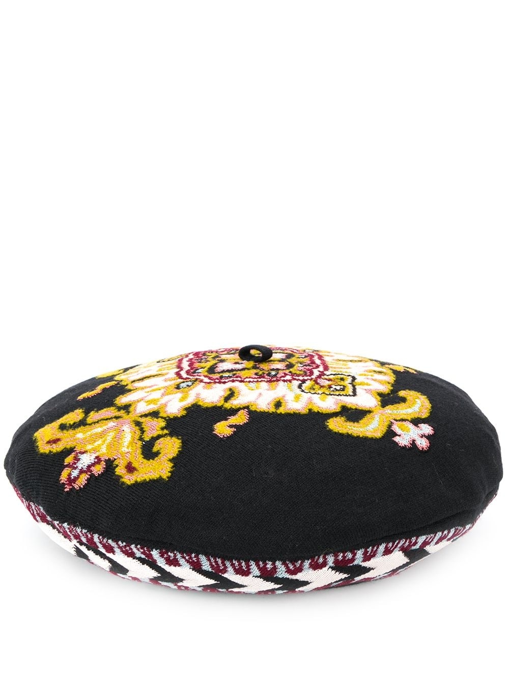 embroidered tapestry hat - 1