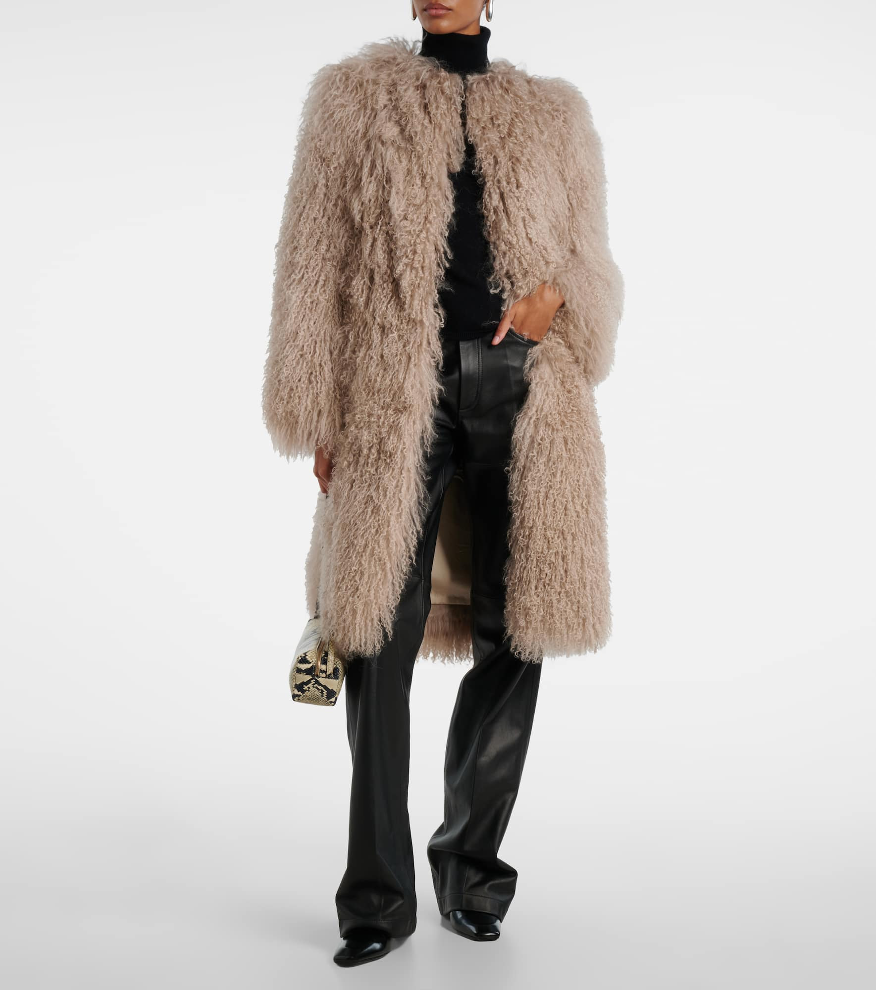 Shearling coat - 2
