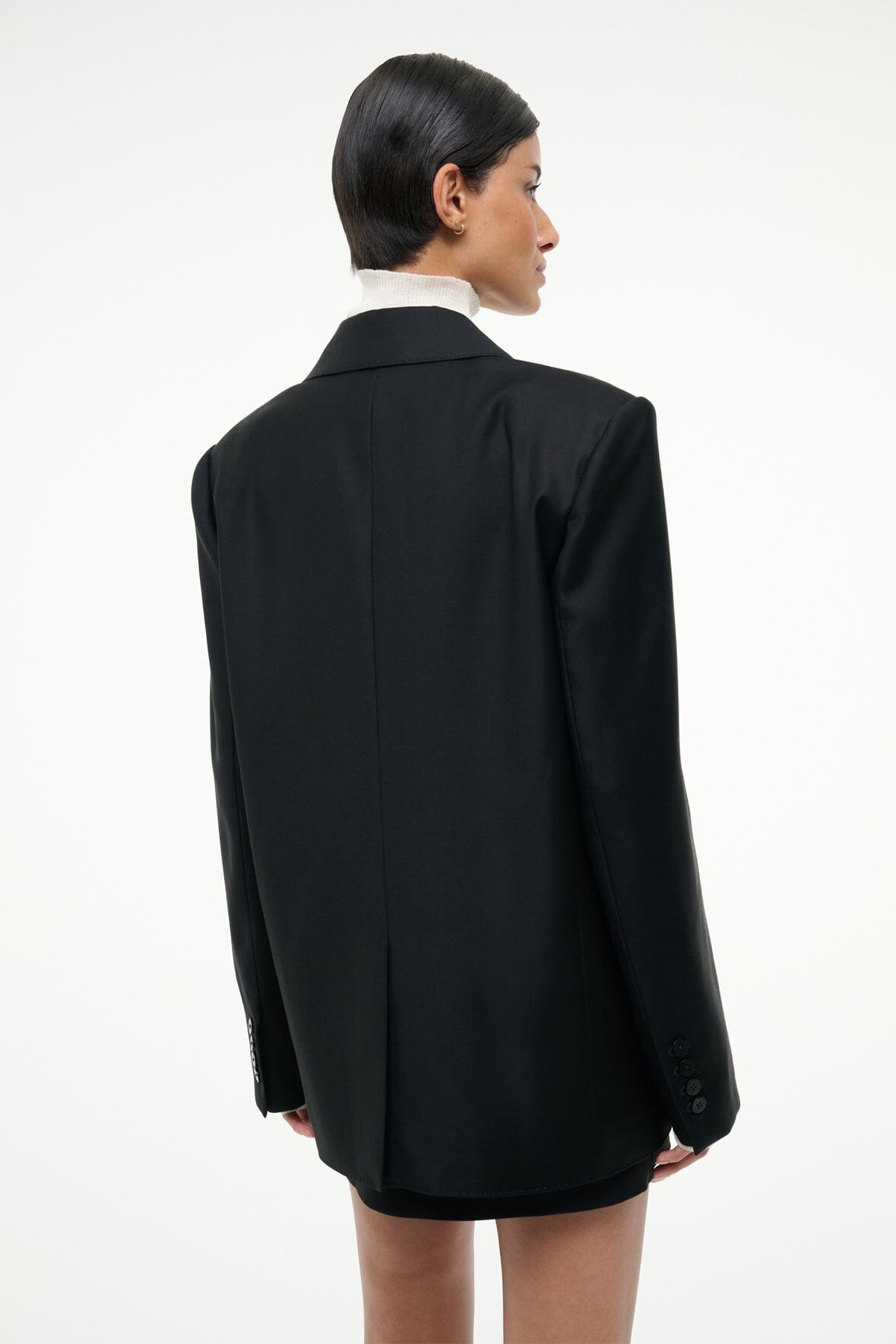 STAUD CONRAD BLAZER BLACK - 5
