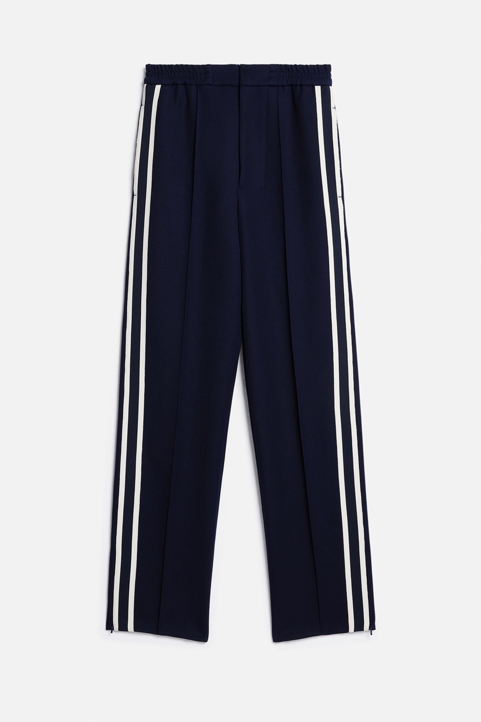 Elasticated Waist Pants With Ribbon - 7