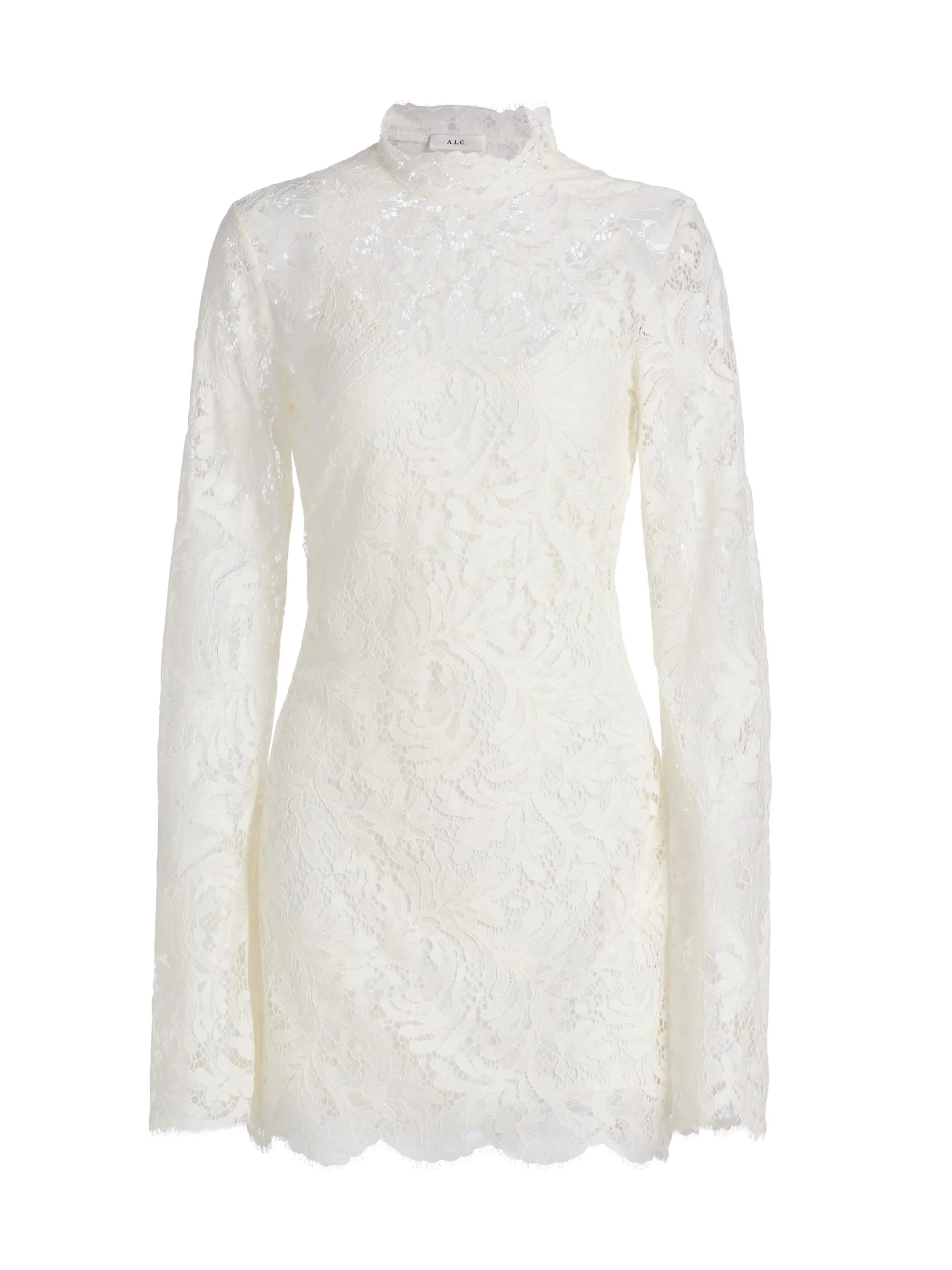 A. L.C. Women's Eden Botanical Lace Minidress - Ecru - 1