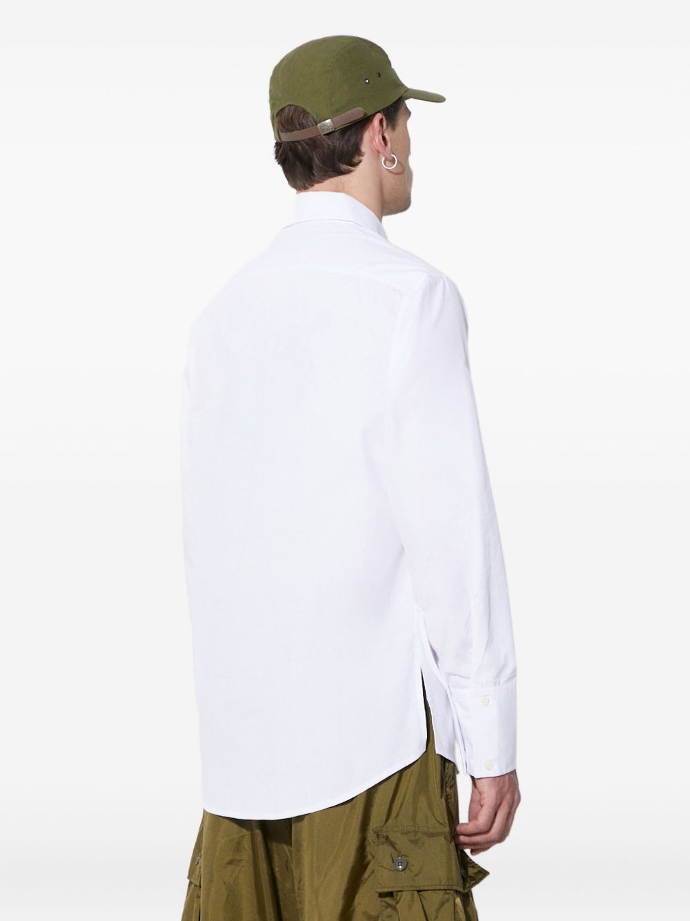 long-sleeved button-up shirt - 4