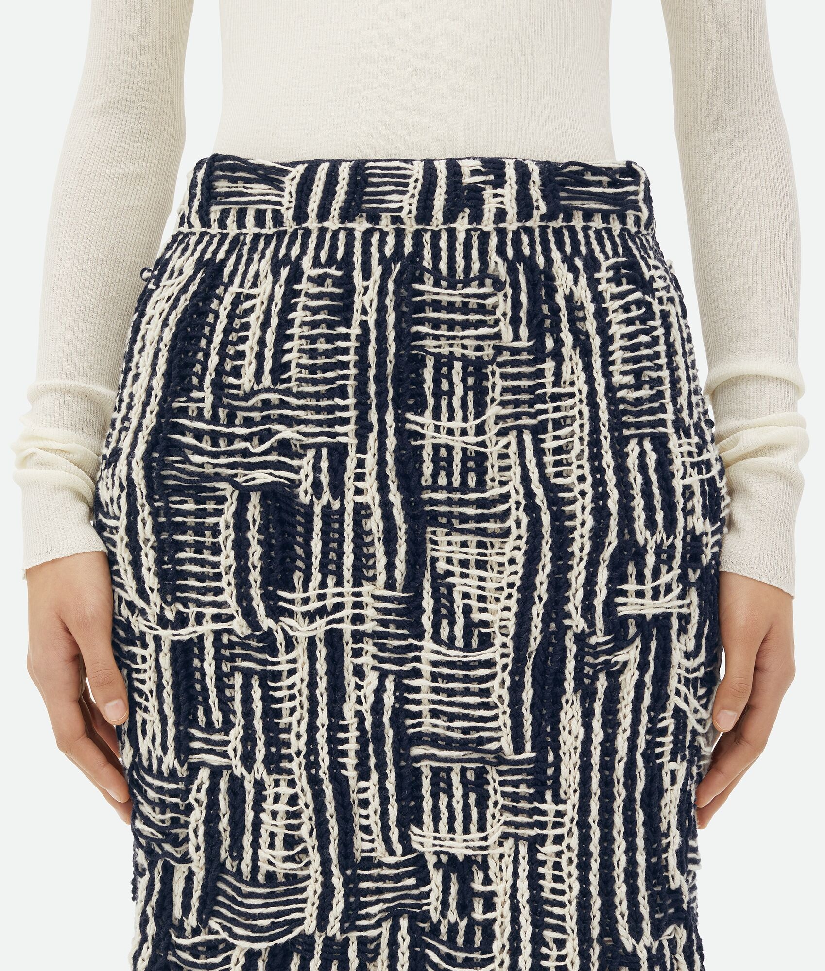 Cotton Intrecciato Skirt - 5