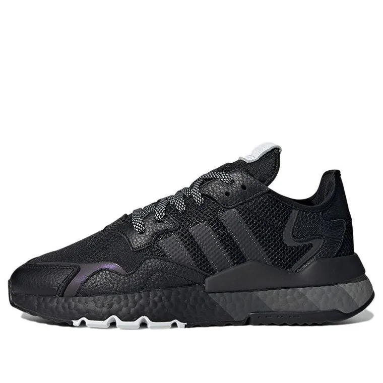adidas 원본 Nite Jogger '블랙 그레이 퍼플' H01717 - 1