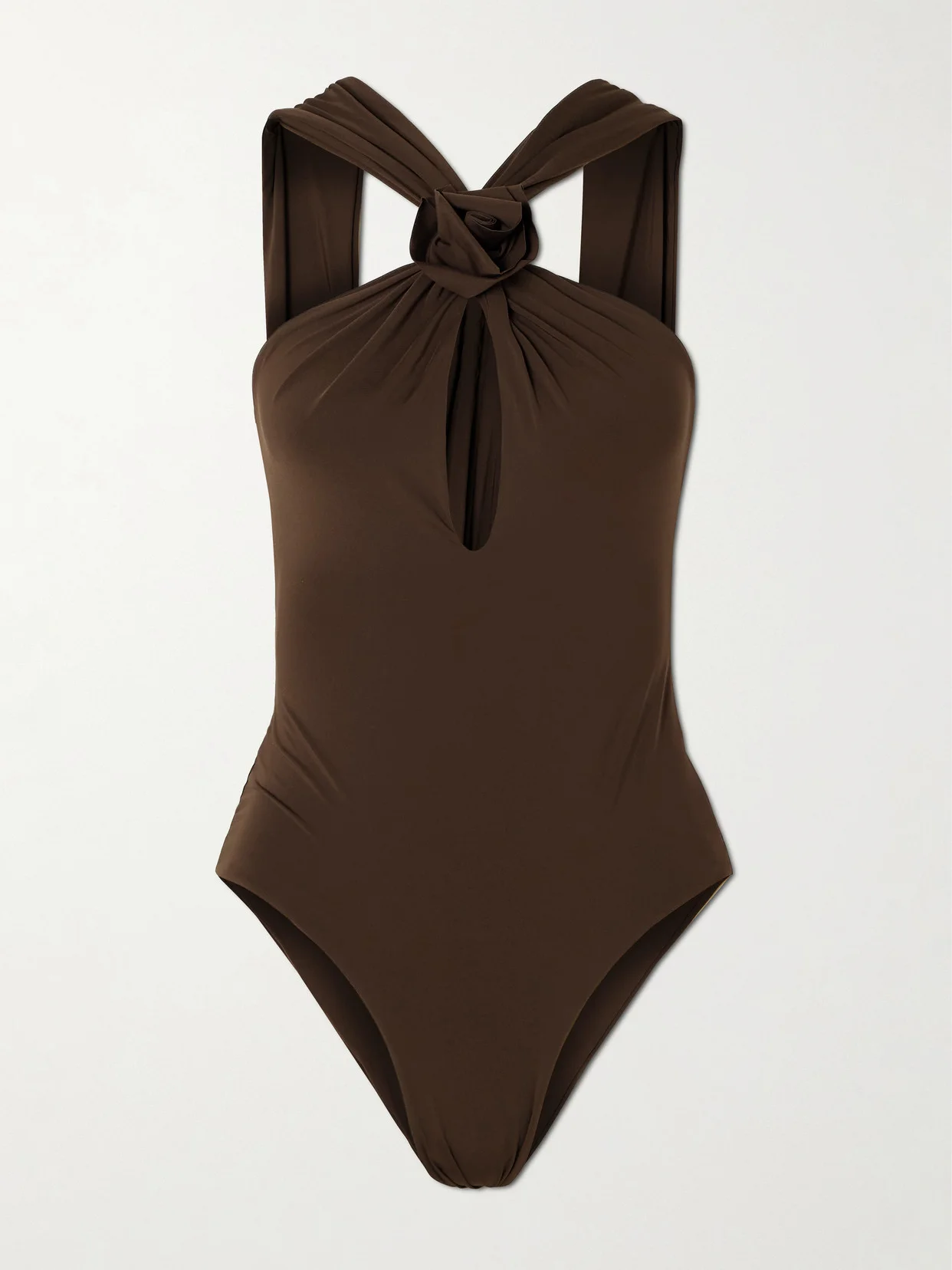 Sole Appliquéd Cutout Swimsuit - 1