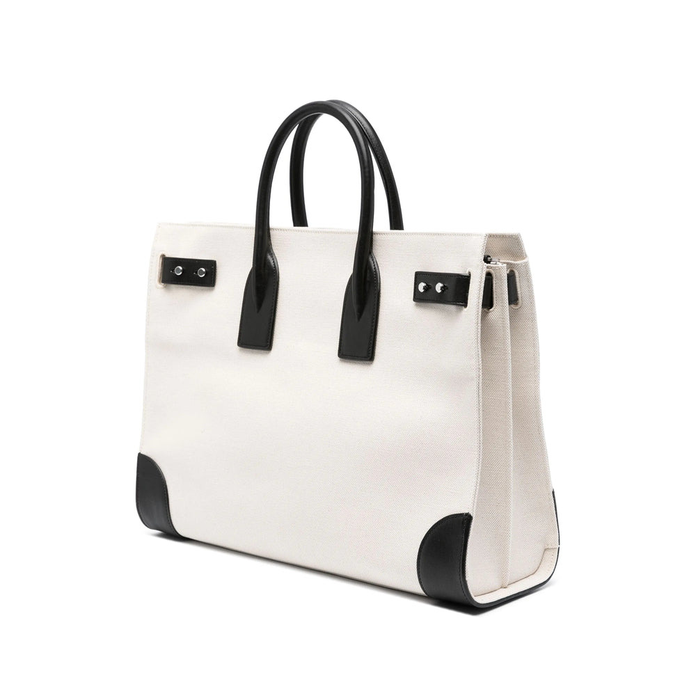 Saint Laurent White Tote Bags Men - 3