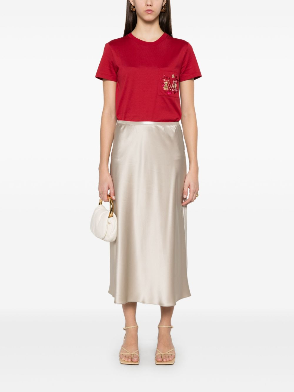 Max Mara Women Logo Cotton T-Shirt - 5