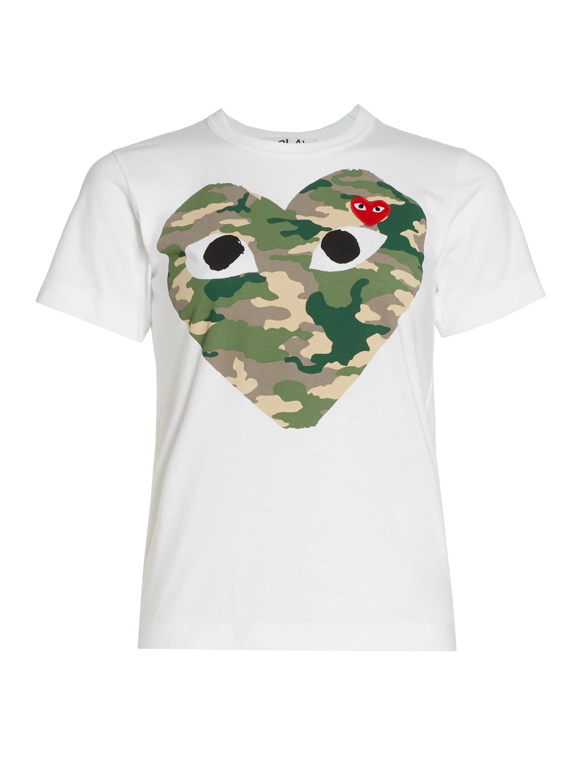 White Camo Heart T-Shirt - 1