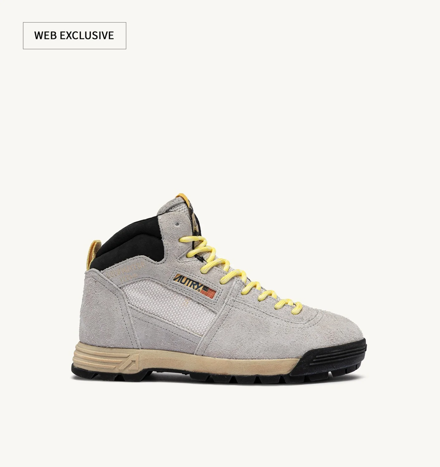MALGA COURMAYEUR IN ICE AND LEMON DROP SUEDE - 1
