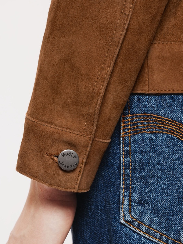 Bettina Nubuck Jacket Camel - 8
