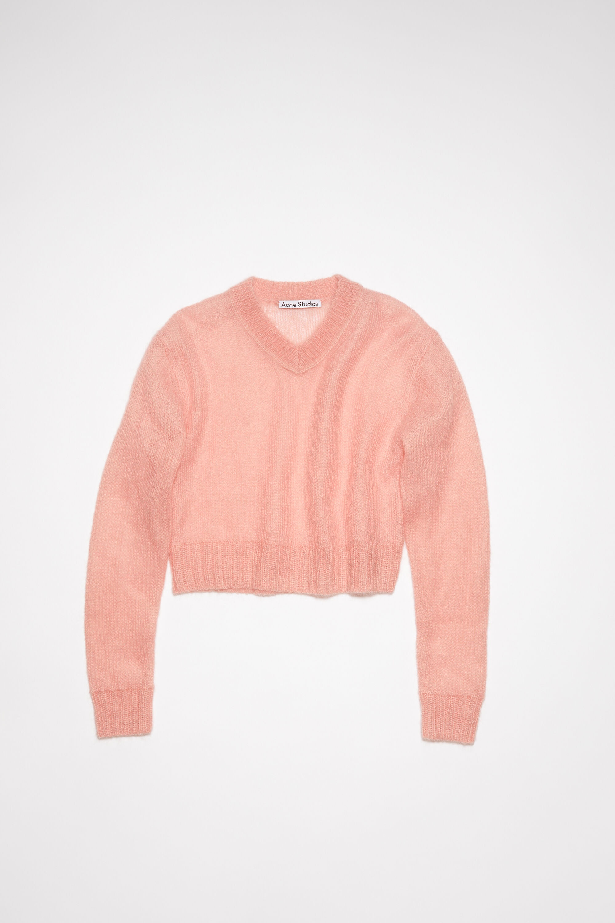 Mohair blend jumper - Sherbet pink - 1