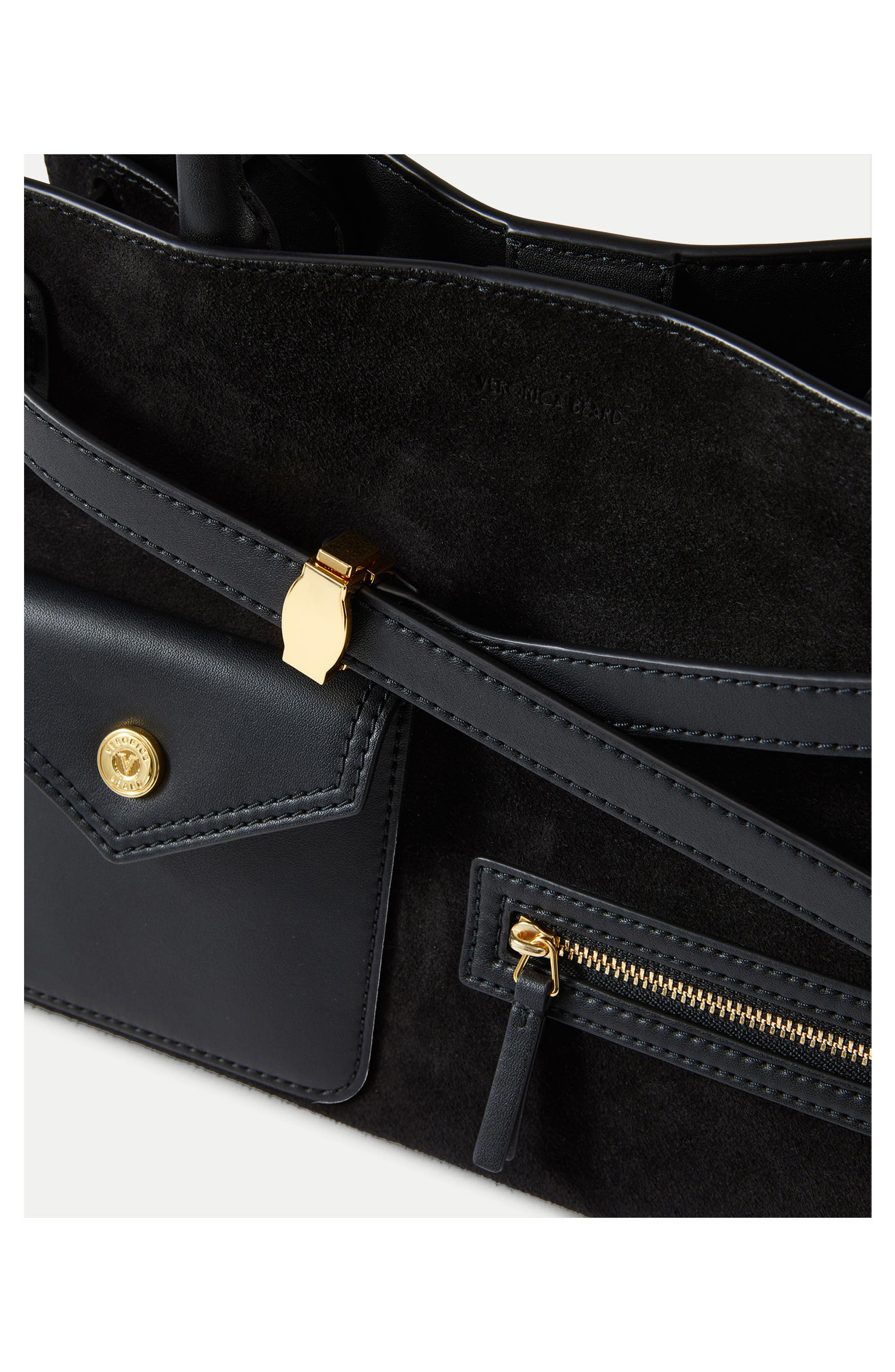 Veronica Beard Dash Cargo Top Handle Bag in Black at Nordstrom - 5