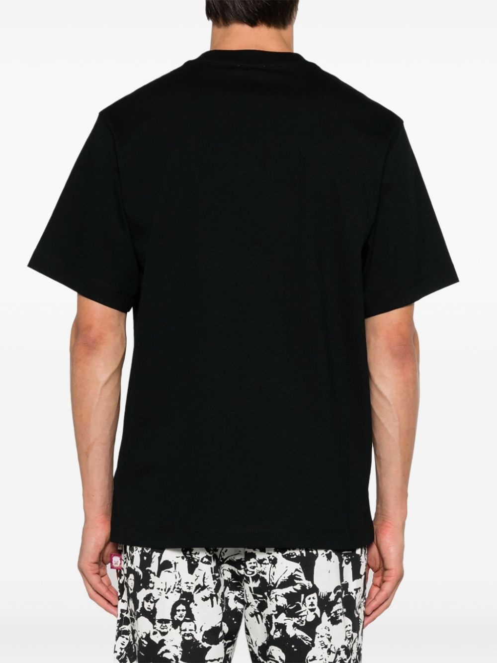 flocked-logo T-shirt - 4