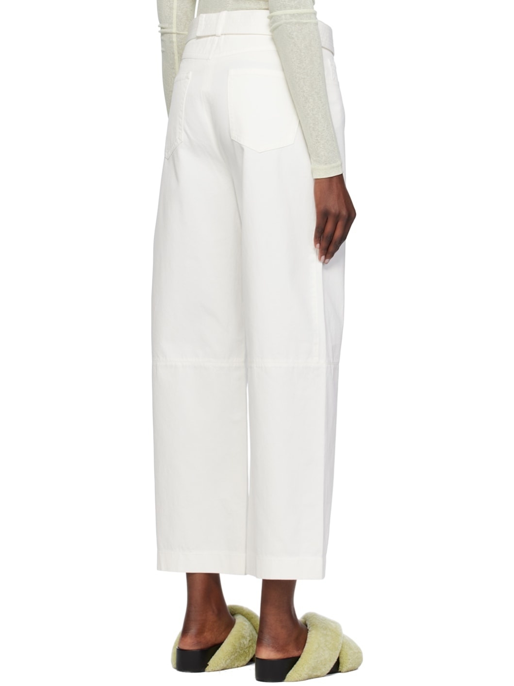 White Radia Trousers - 3