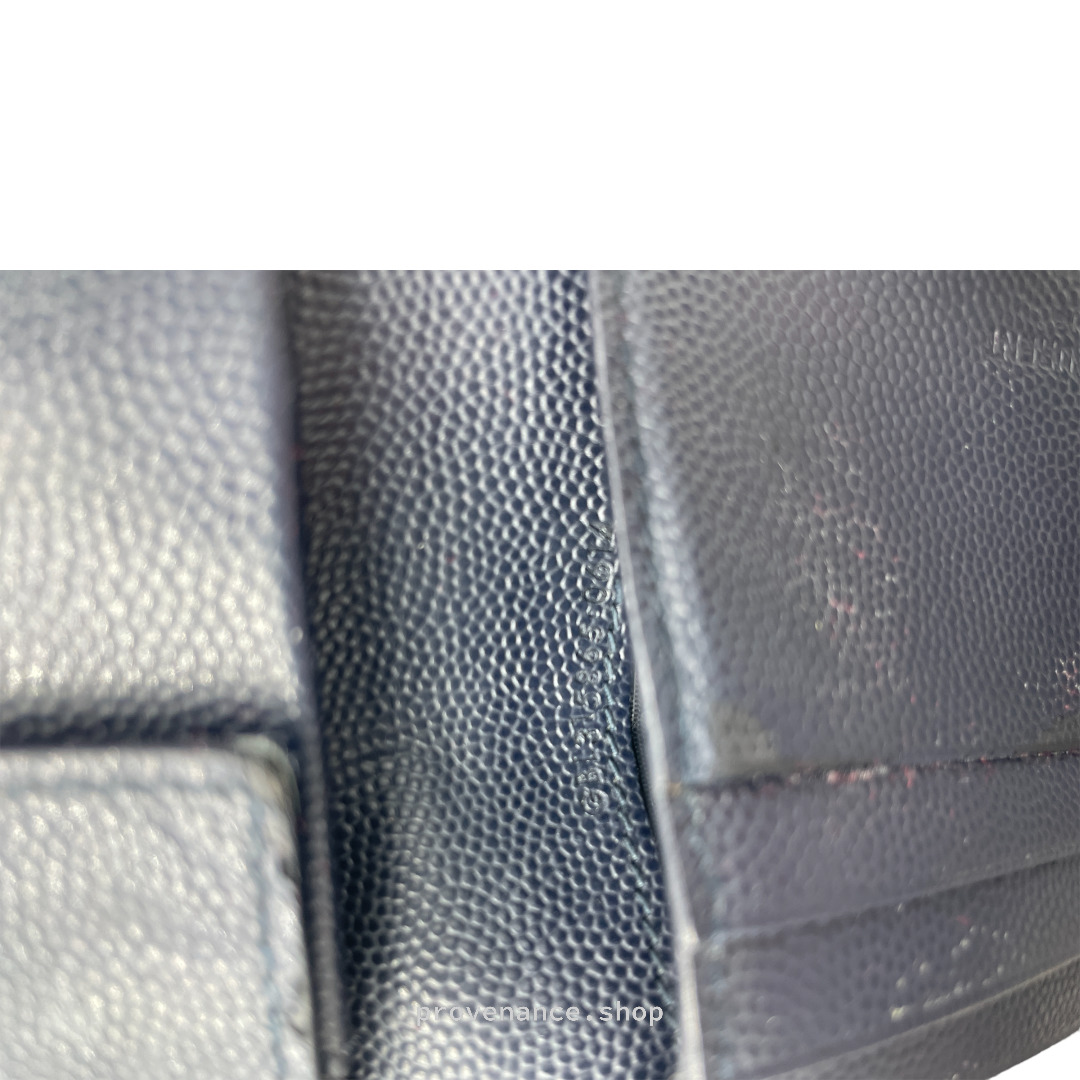 Saint Laurent Paris SLP Bifold Wallet - Navy - 8