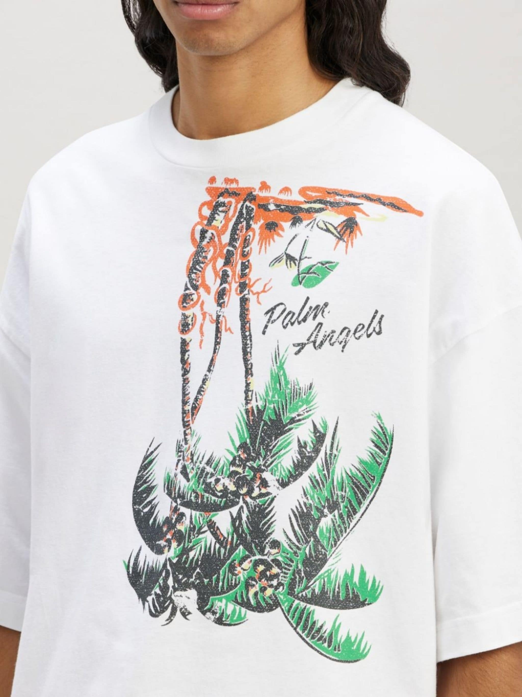 palm-print organic cotton T-shirt - 6