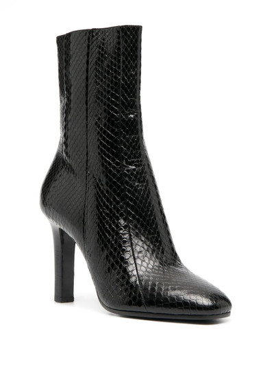 SAINT LAURENT Jane 90mm leather boots outlook