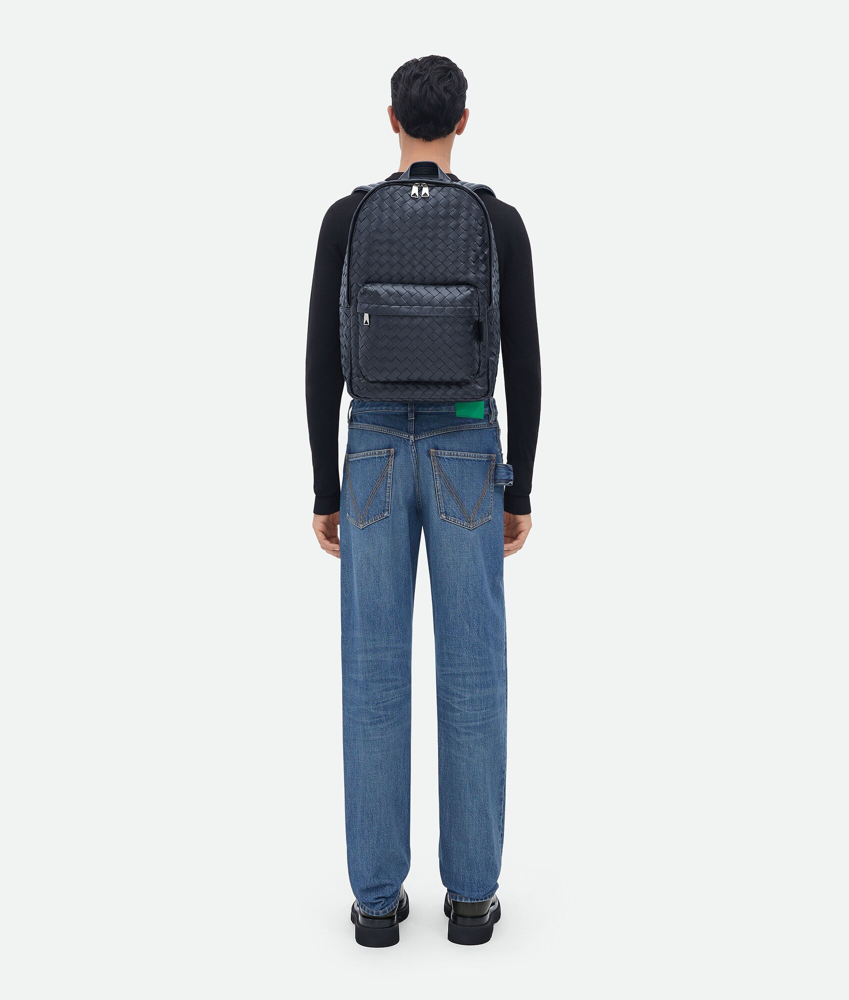 medium classic intrecciato backpack - 5