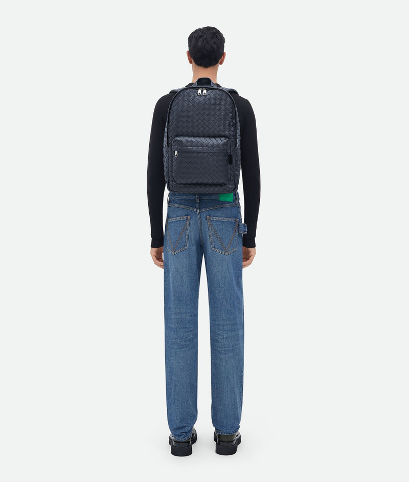 Bottega Veneta medium classic intrecciato backpack outlook