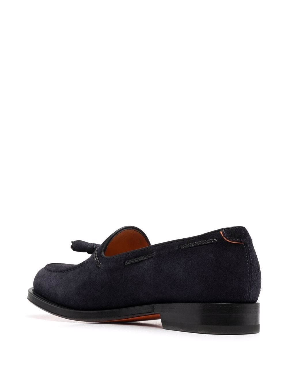 tassel-detail suede loafers - 3