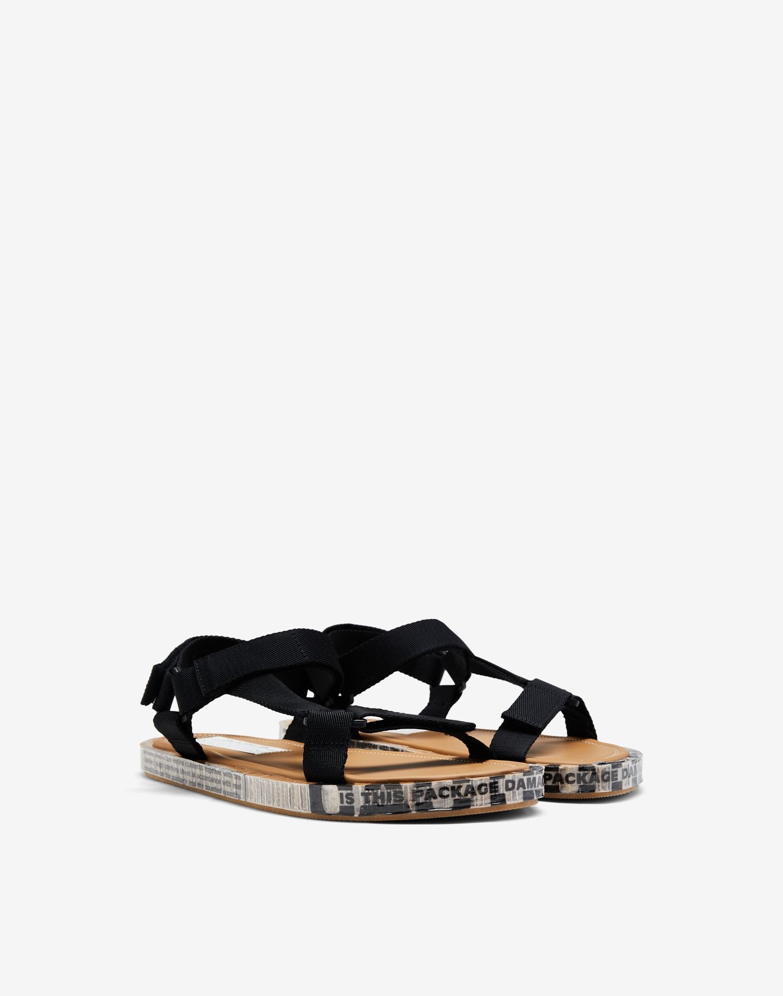 Strapped leather sandals - 2