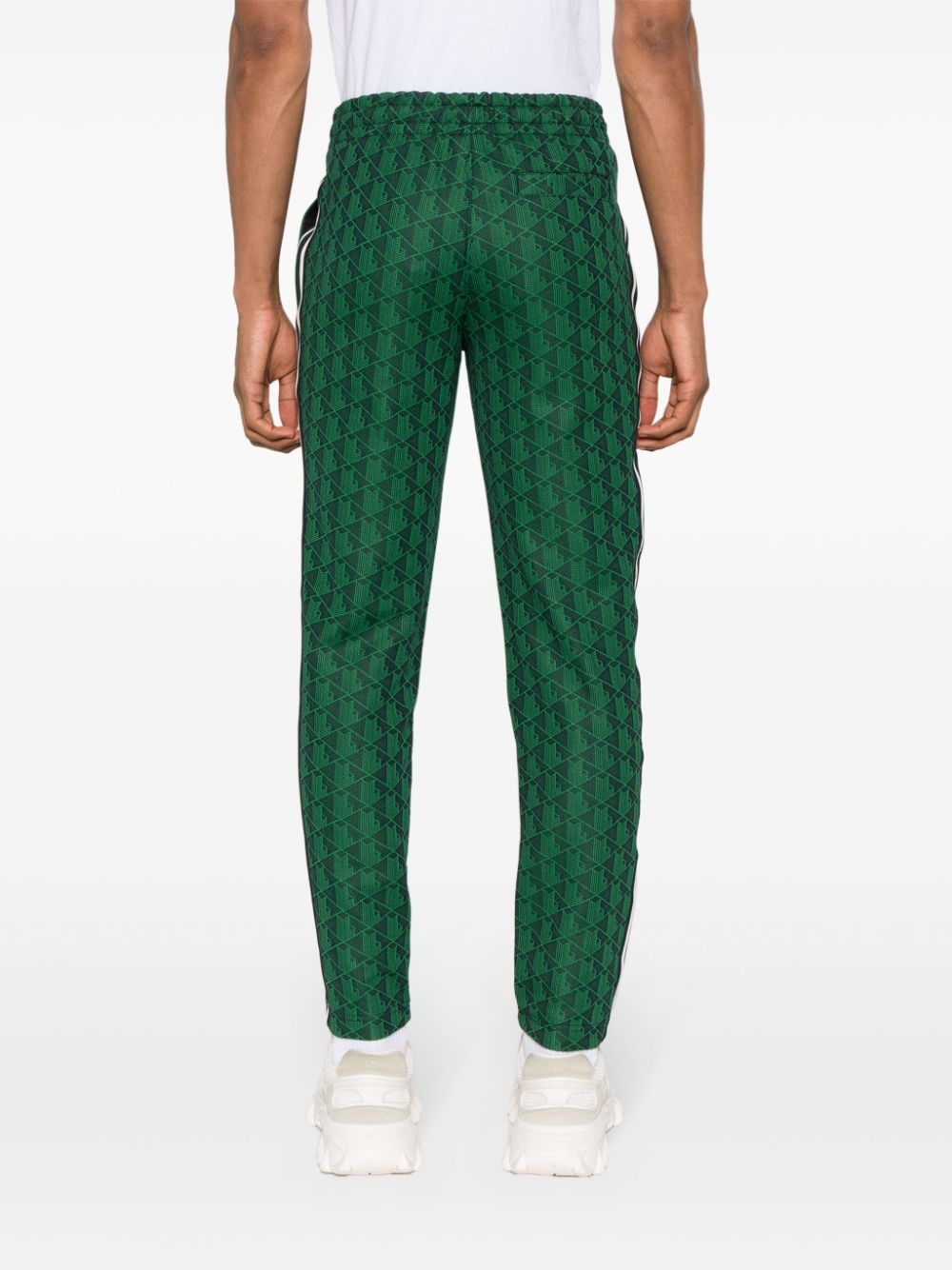 monogram-jacquard track pants - 4