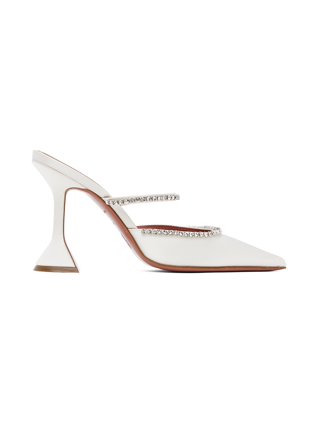 White Gilda Mules - 1