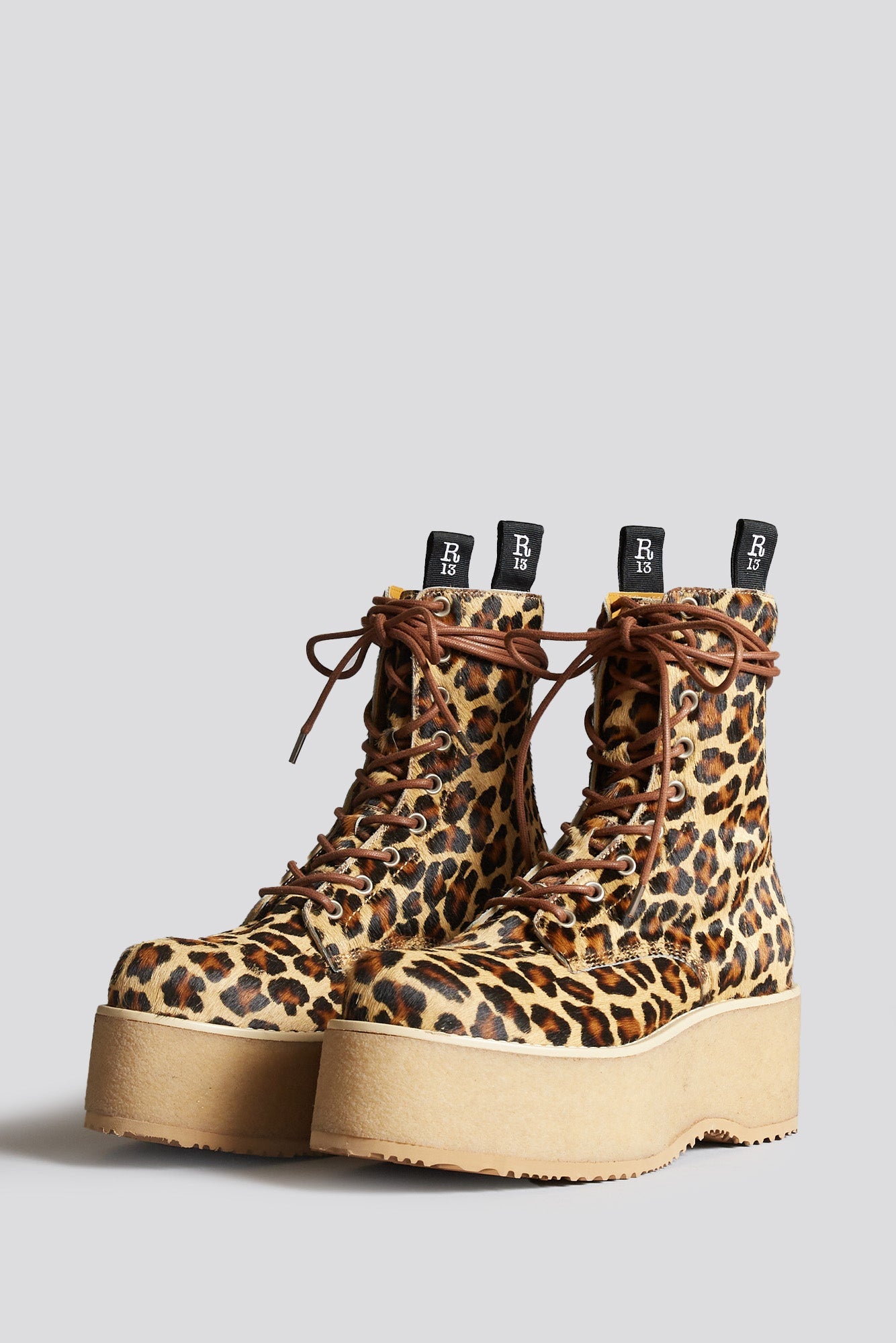 DOUBLE STACK BOOT - LEOPARD - 4
