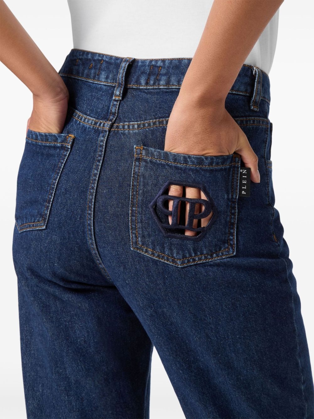 monogram loose-fit jeans - 5