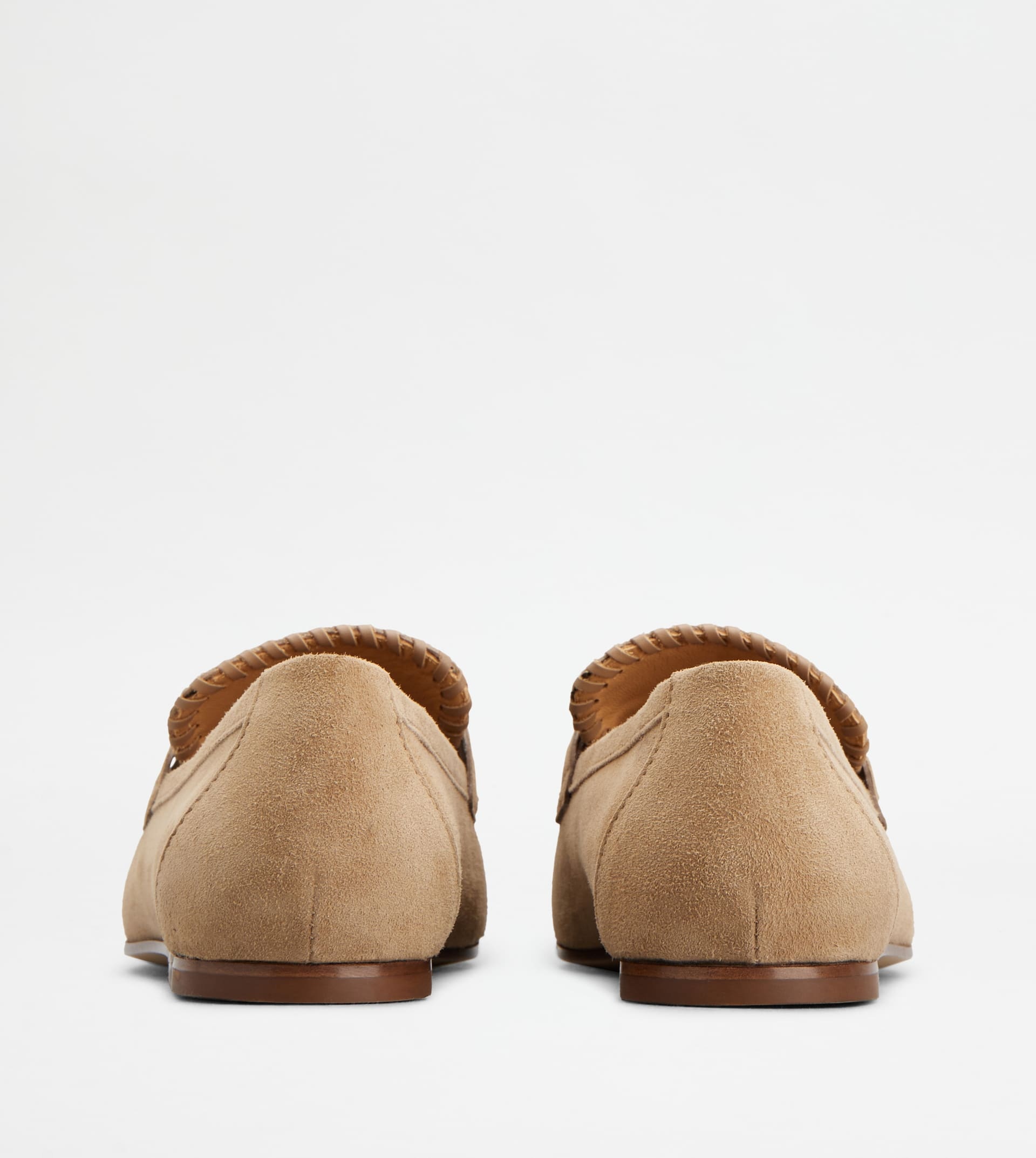 KATE LOAFERS IN LEATHER - BEIGE - 2