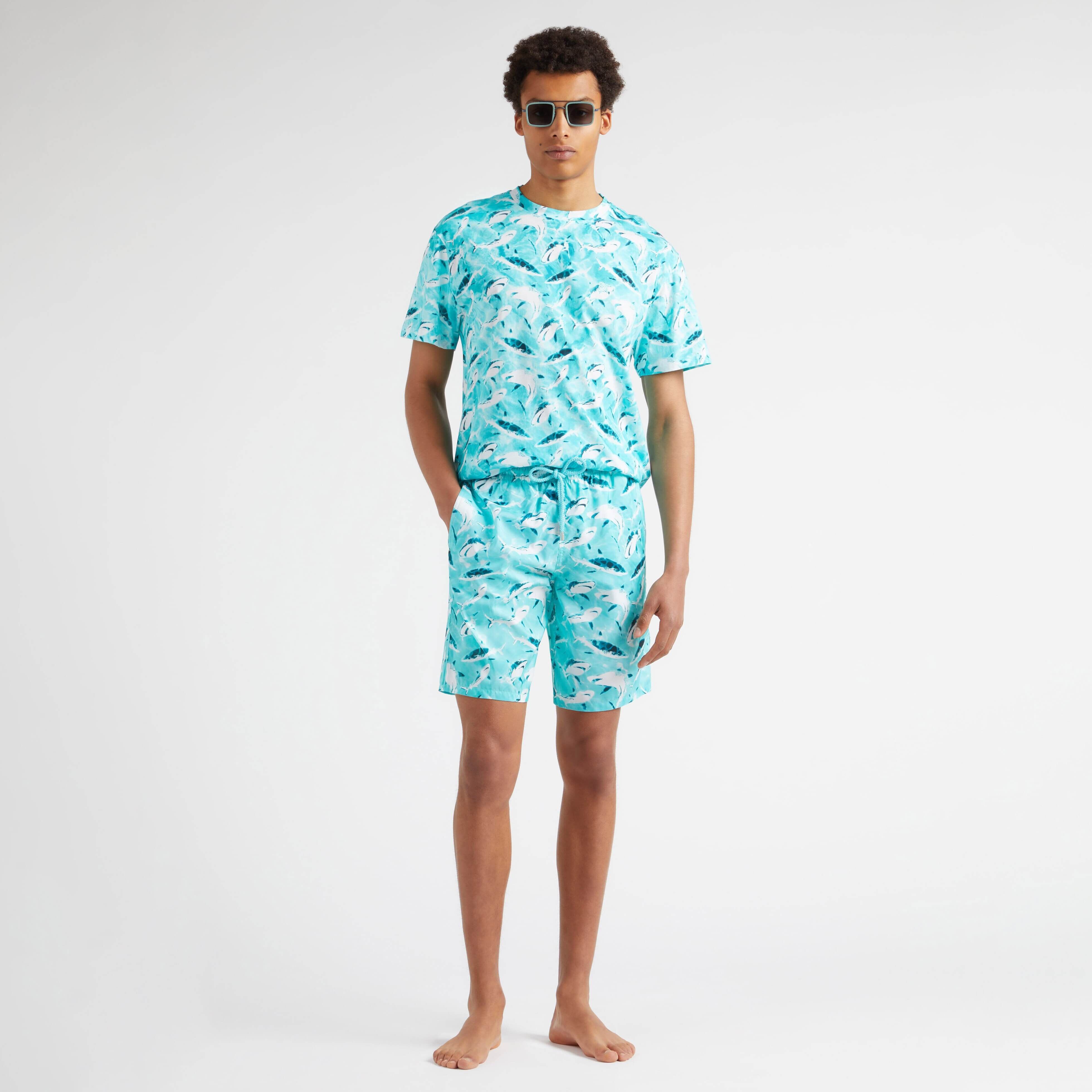 Men Oversize Organic Cotton T-shirt Requins - 5