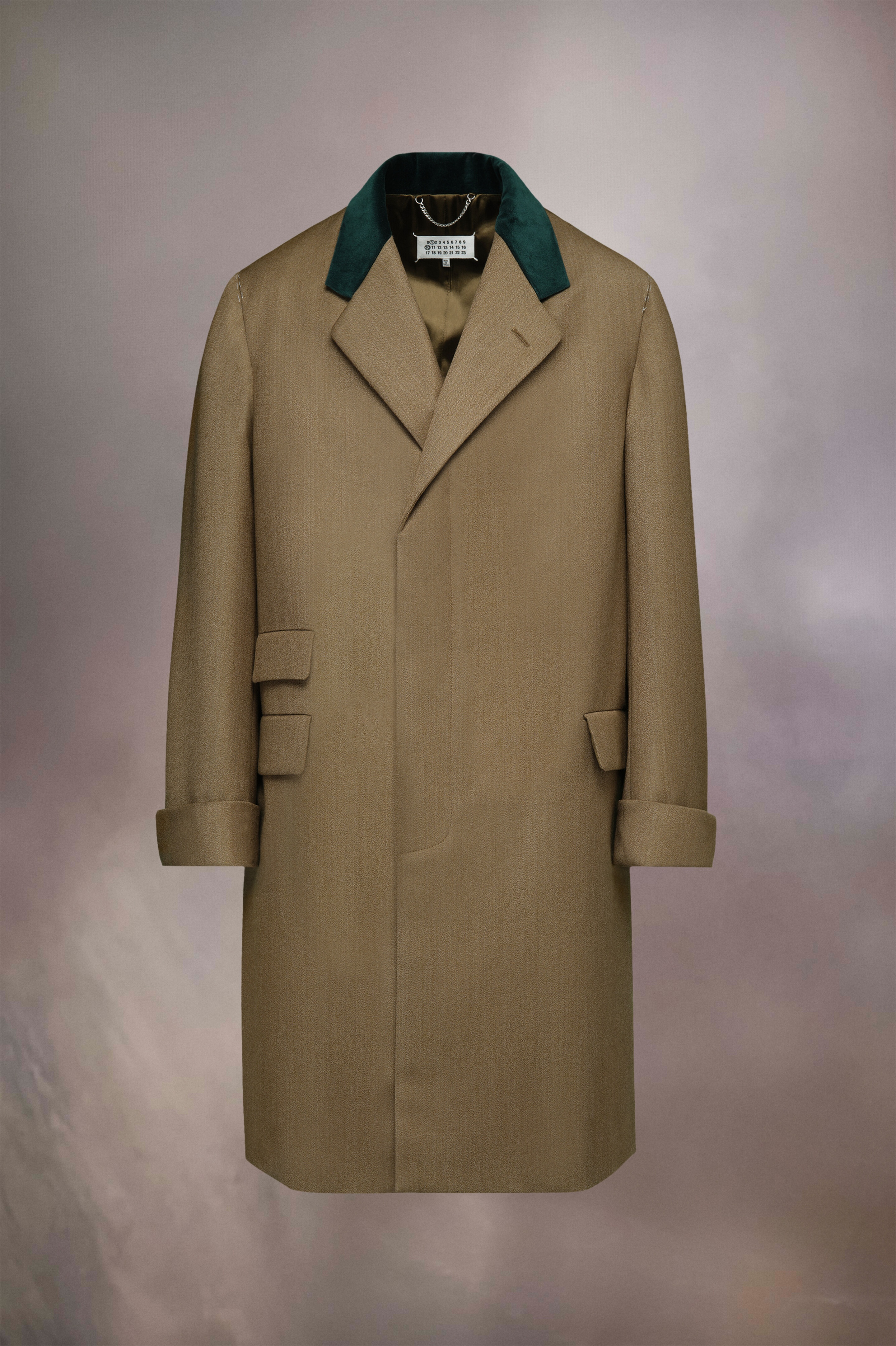 Maison Margiela single-breasted trench coat - Brown