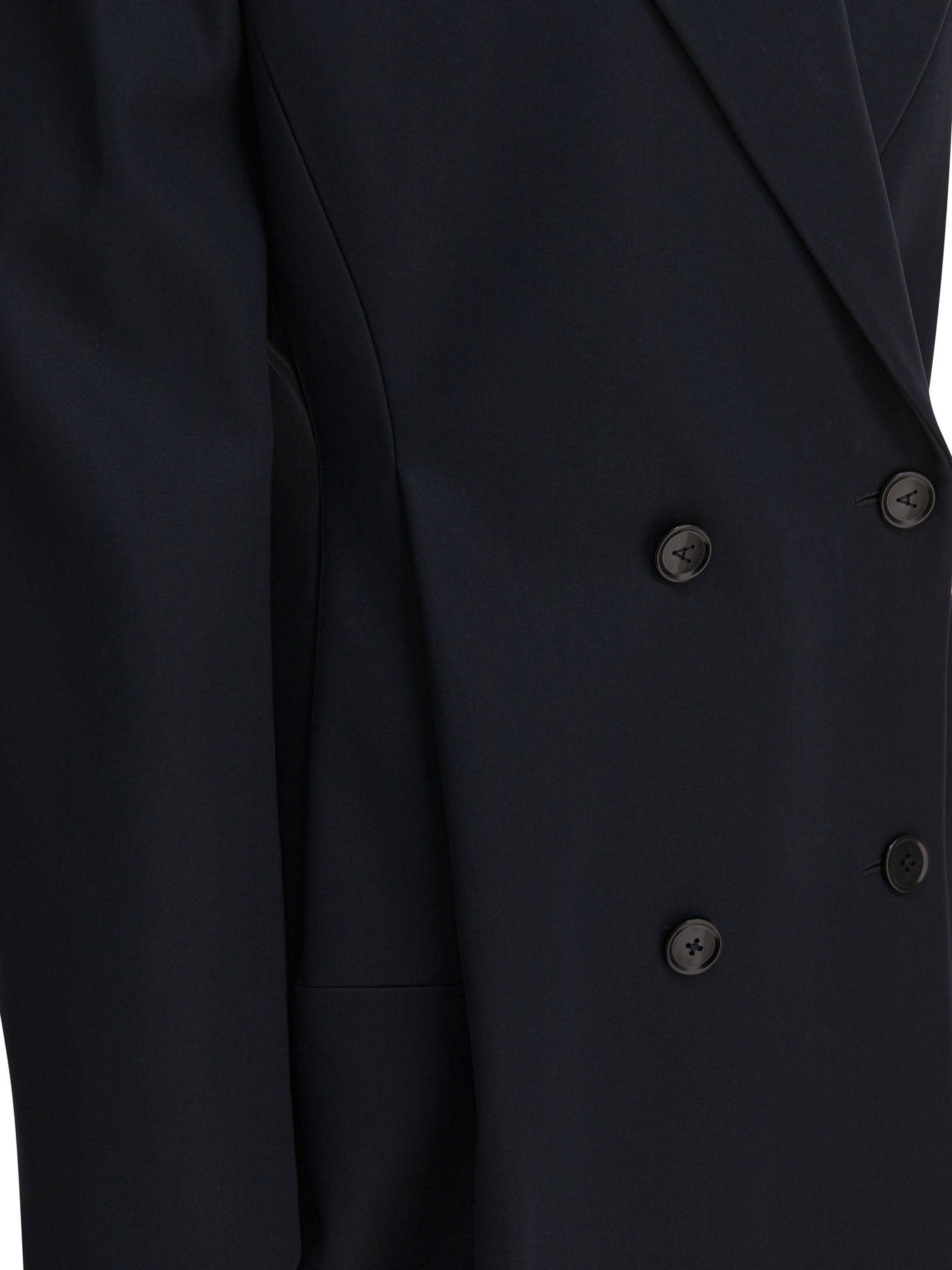Alaia Double-breasted Rounded Coat - 4