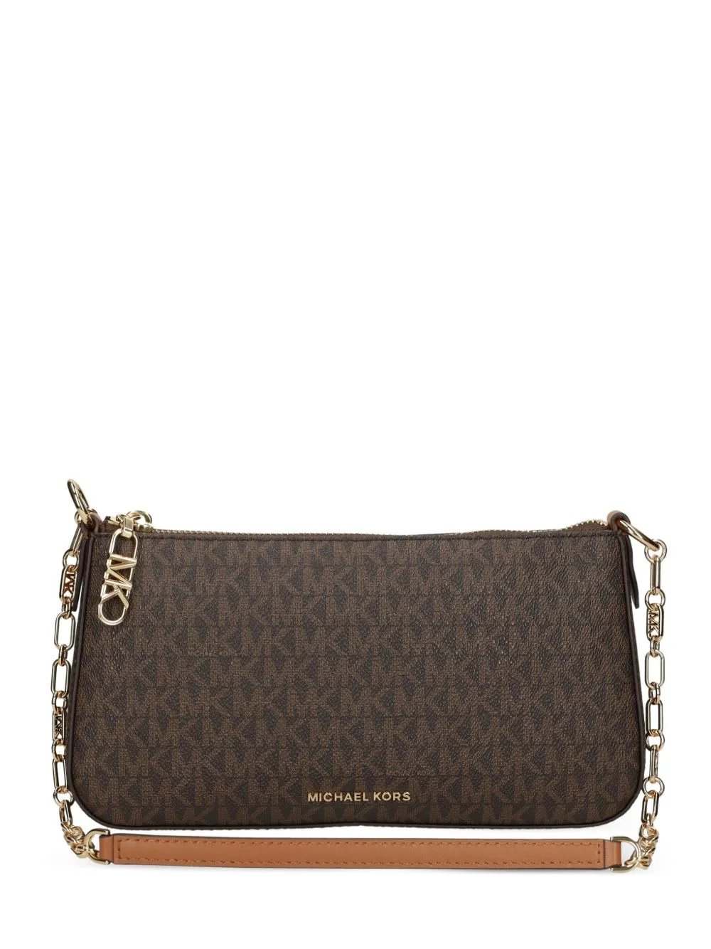 monogram chain-strap bag - 1