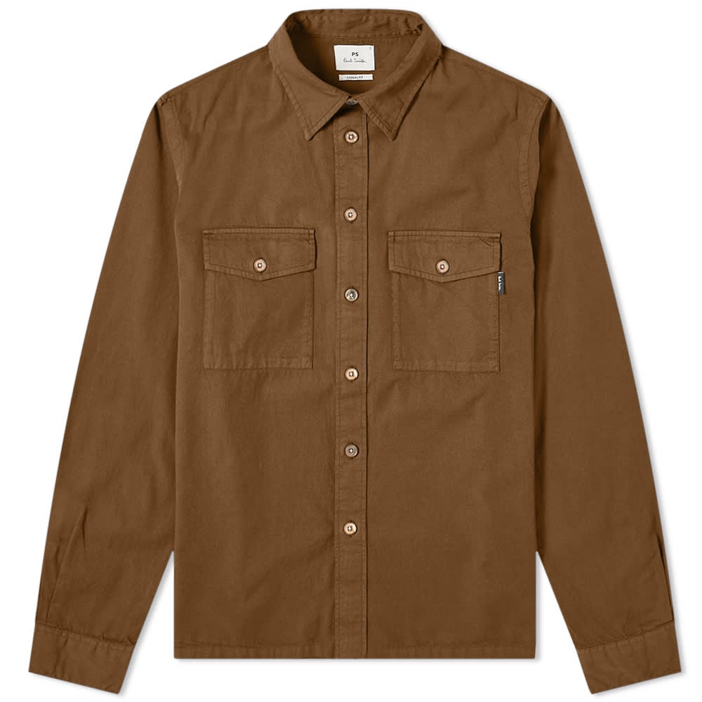 Paul Smith Garment Dyed Pocket Overshirt - 1