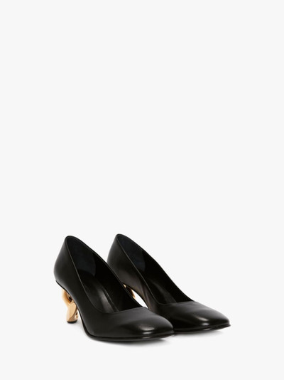 JW Anderson CHAIN HEEL LEATHER PUMPS outlook