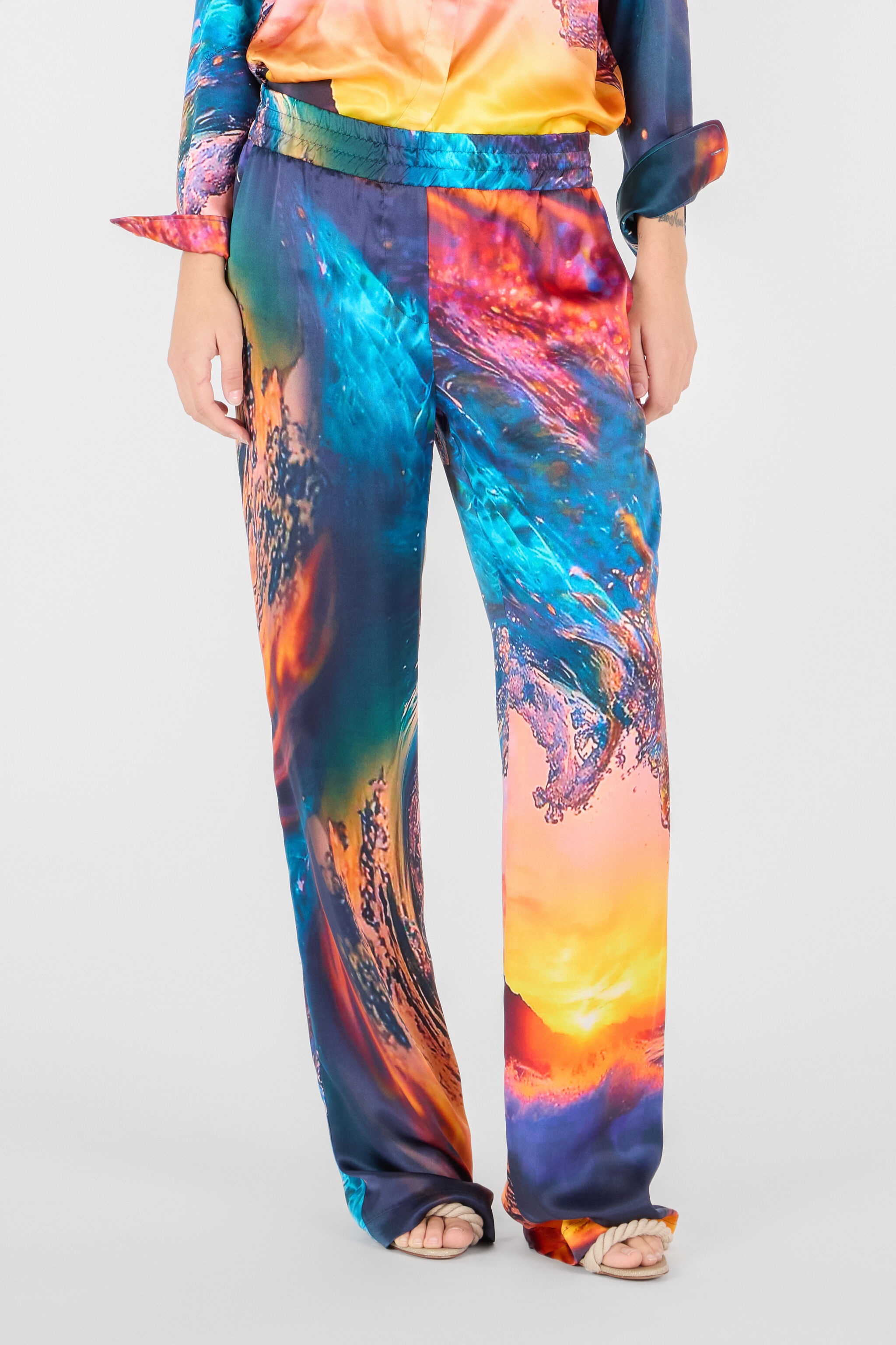 Woman Silk Trousers - 3