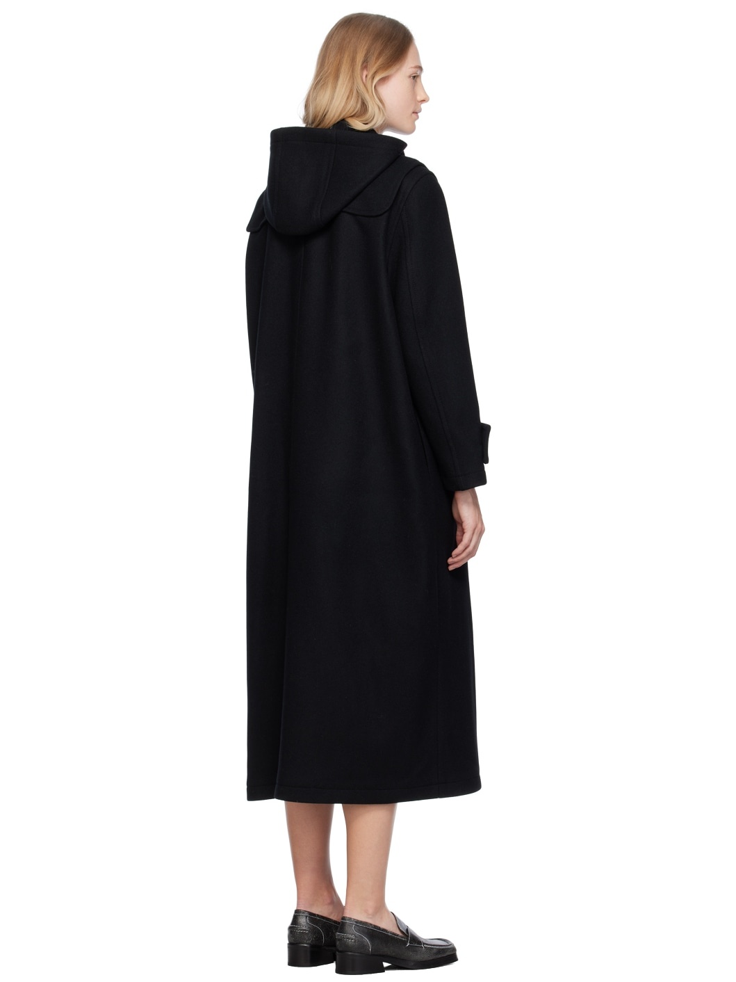 Black Toggle Coat - 3