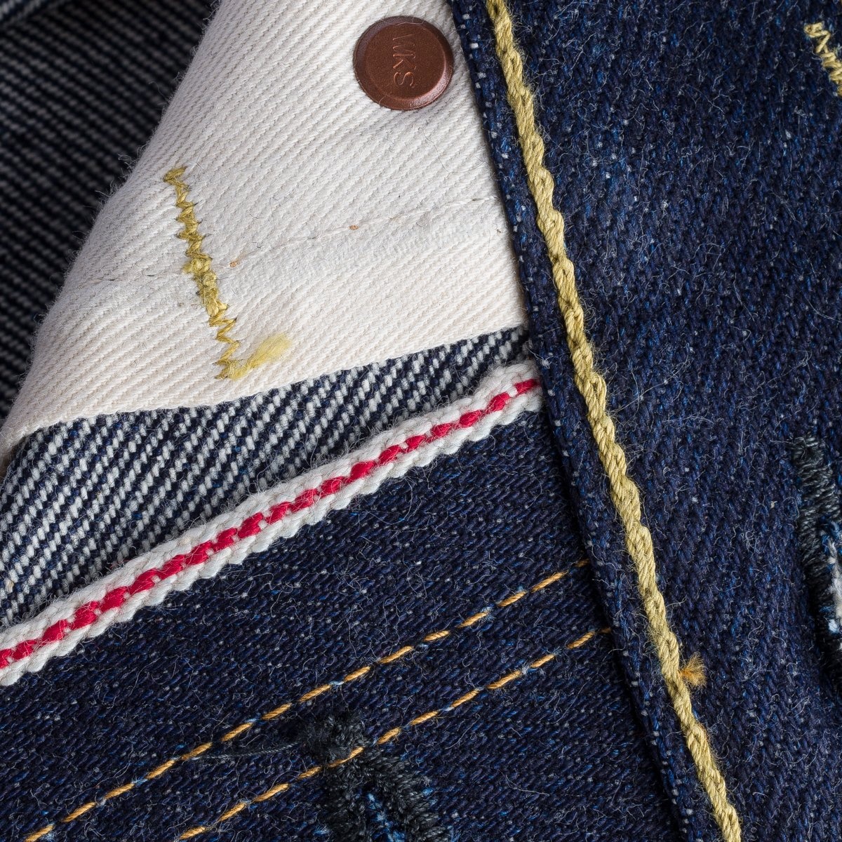 IH-666S-UHR 21/23oz Ultra Heavy Raw Selvedge Denim Slim Straight Indigo - 7