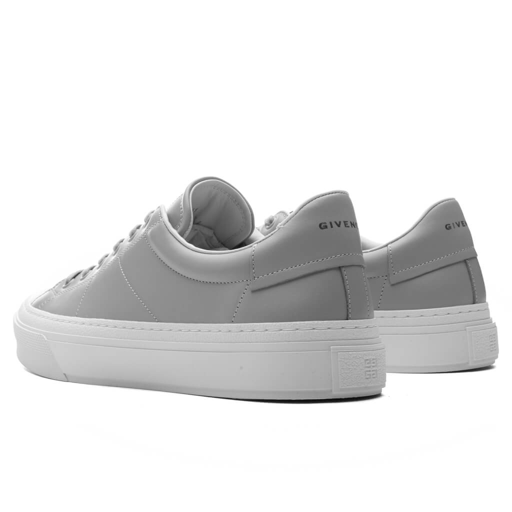 CITY SPORT SNEAKERS IN LEATHER  - LIGHT GREY - 3