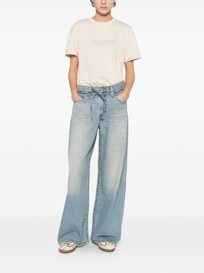 Levi's tie-waist jeans outlook