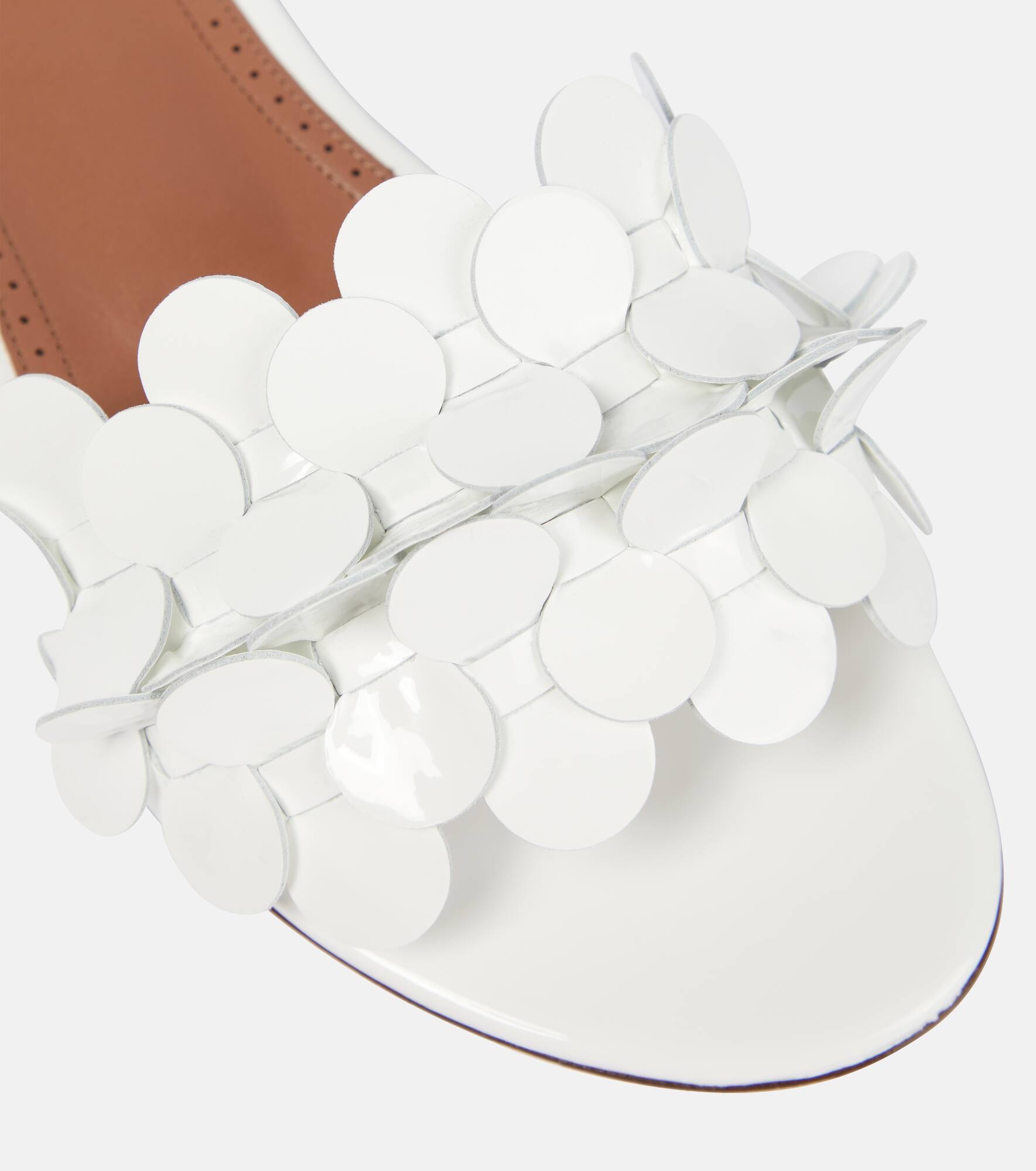 Confetti leather sandals - 6