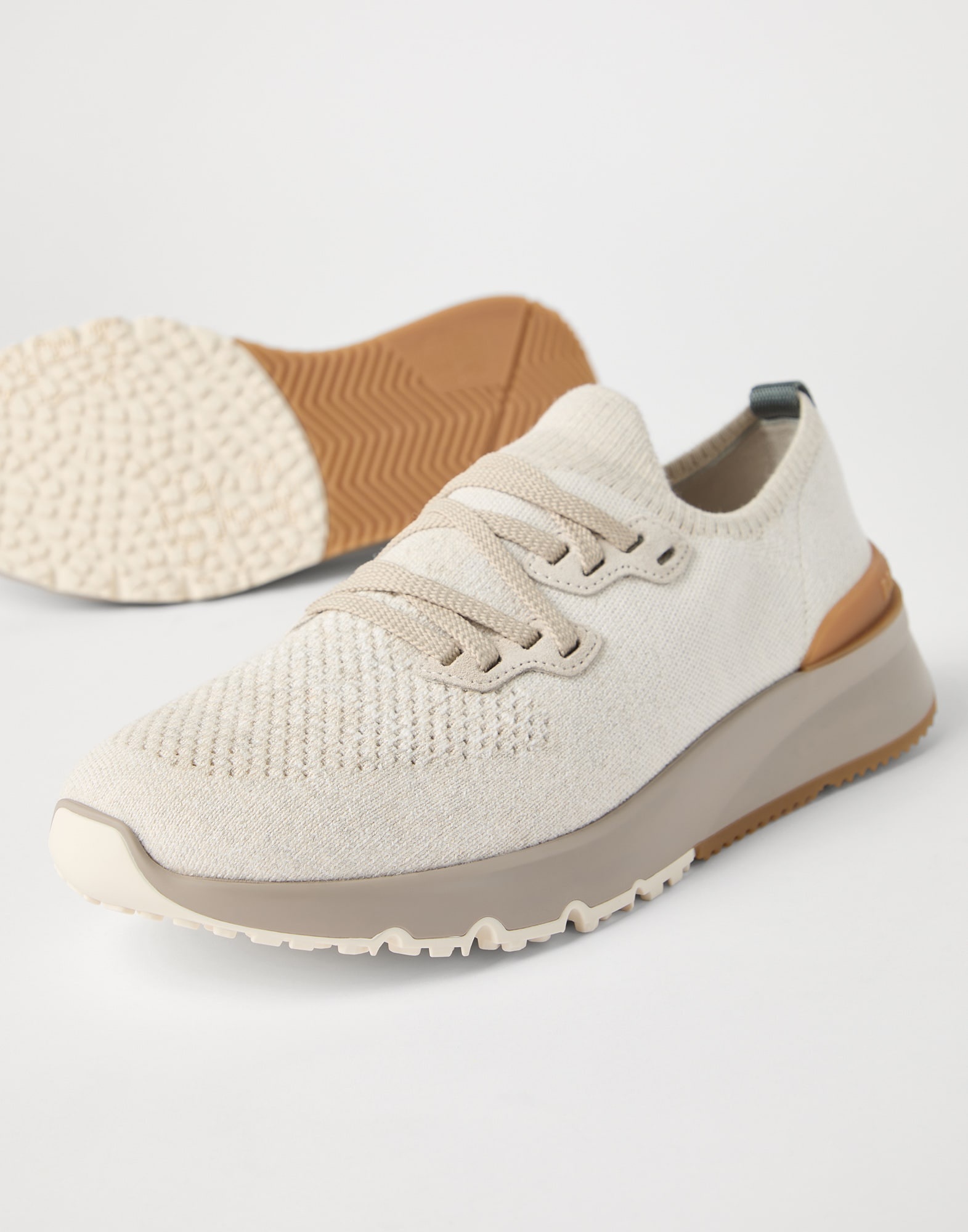 Cotton chiné knit runners - 3