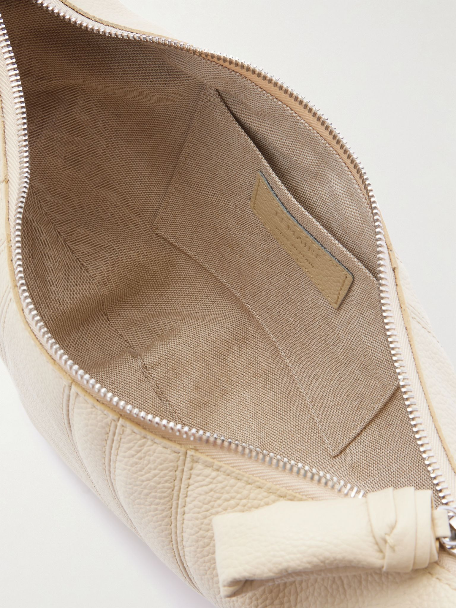 Croissant Small Full-Grain Leather Messenger Bag Light brown - 5