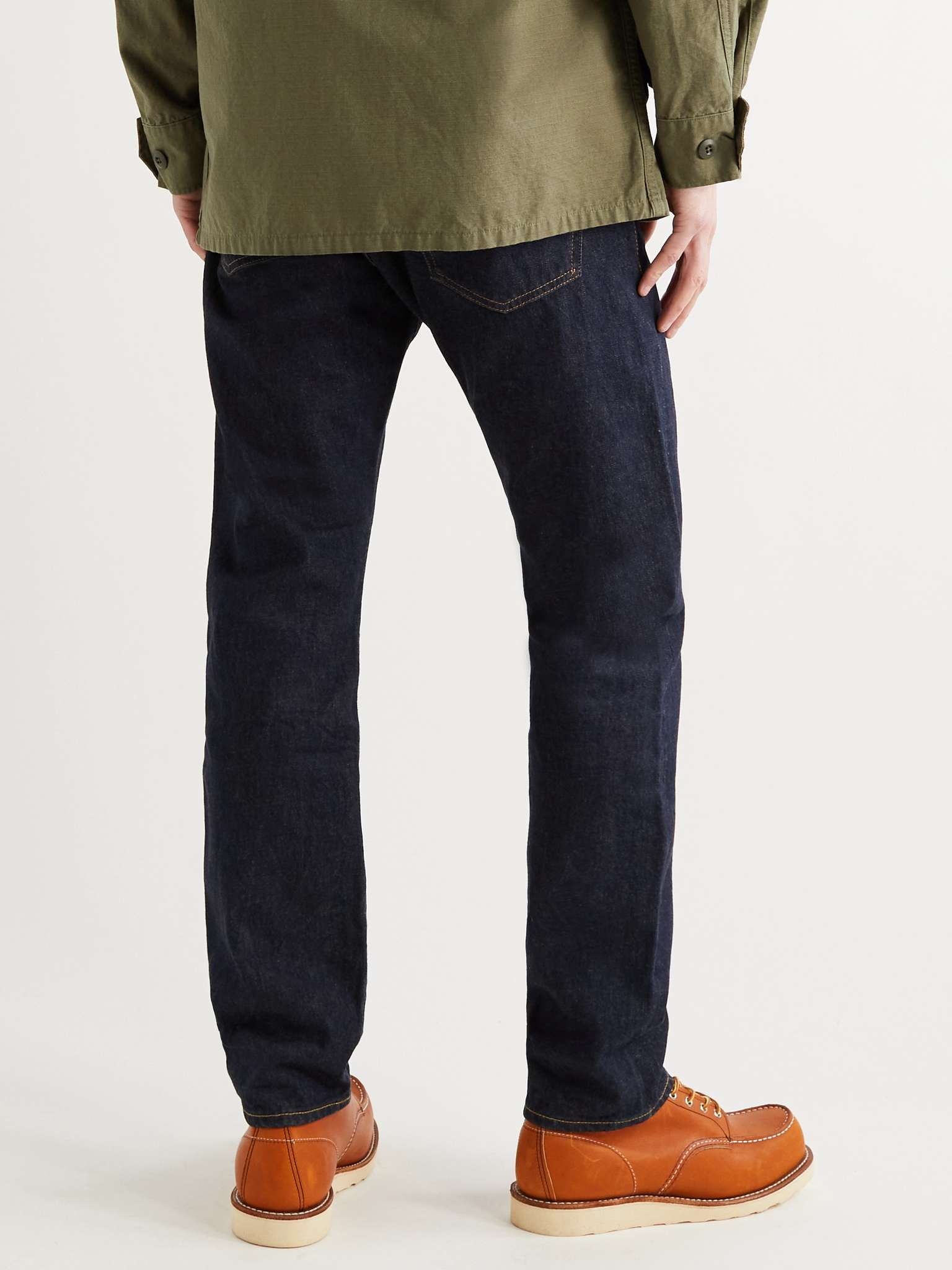 Slim-Fit Selvedge Denim Jeans - 4