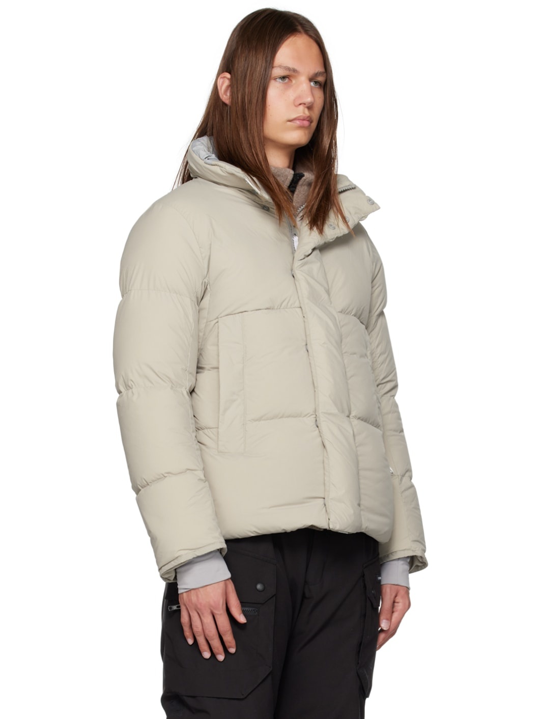 Taupe Everett Down Jacket - 2