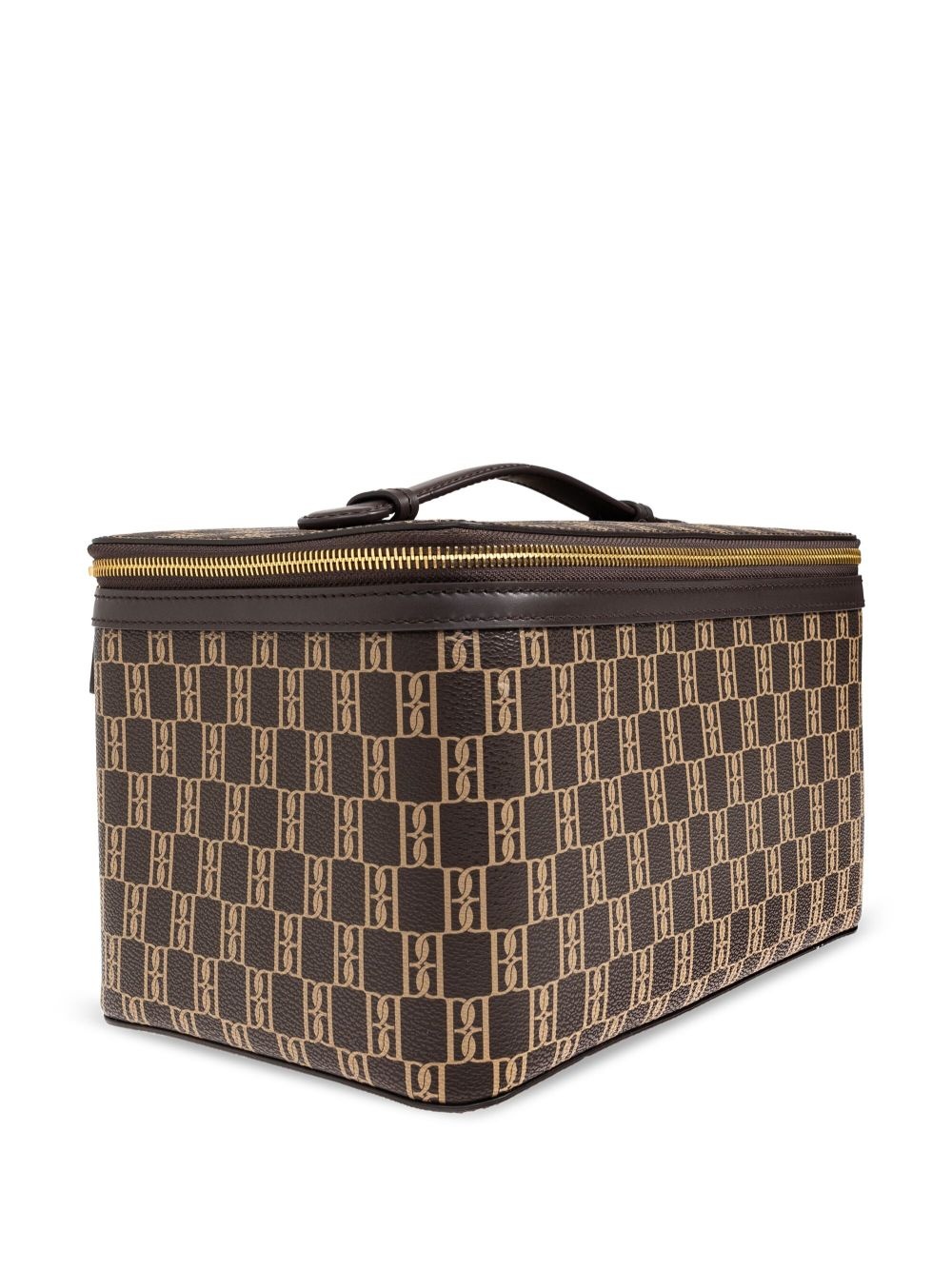 leather make up bag - 3