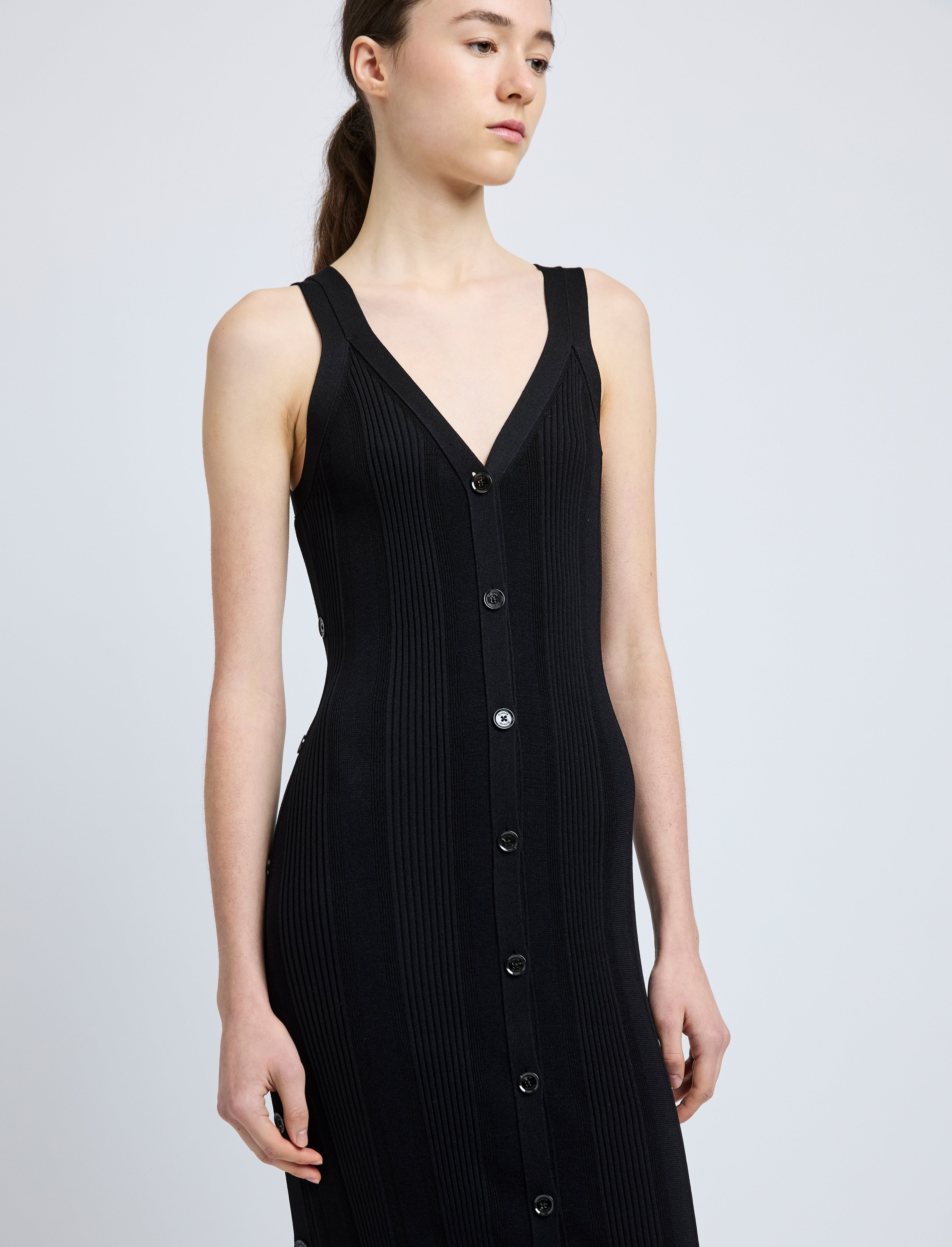 Ellis Dress in Column Rib - 5