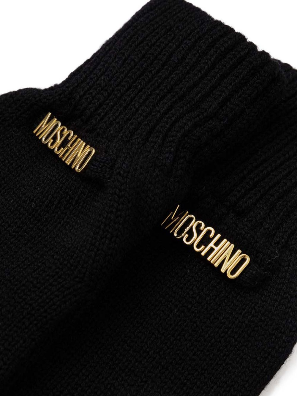 logo-lettering gloves - 2